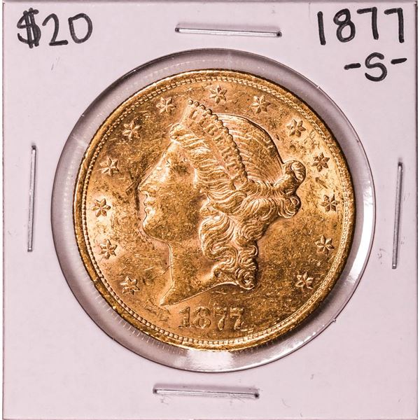 1877-S $20 Liberty Head Double Eagle Gold Coin