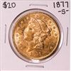 Image 1 : 1877-S $20 Liberty Head Double Eagle Gold Coin