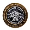 Image 2 : .999 Fine Silver Treasure Island Las Vegas, Nevada $10 Limited Edition Gaming Token