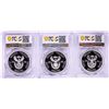 Image 2 : Lot of (3) 2016 Proof South Africa 2 Rand Cheetah Silver Coins PCGS PR70DCAM