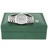 Image 8 : Rolex Men's Stainless Steel Diamond Datejust Wristwatch with Rolex Box