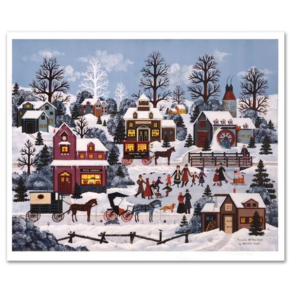 Jane Wooster Scott "Pursuits Of The Past" Limited Edition Lithograph On Paper