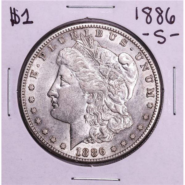 1886-S $1 Morgan Silver Dollar Coin