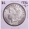 Image 1 : 1886-S $1 Morgan Silver Dollar Coin