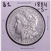 Image 1 : 1884-S $1 Morgan Silver Dollar Coin