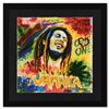 Image 1 : Nastya Rovenskaya "Bob Marley" Original Mixed Media On Paper