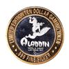 Image 2 : .999 Silver Aladdin Resort Casino Las Vegas, NV $10 Casino Limited Edition Gaming Token