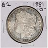 Image 1 : 1881-O $1 Morgan Silver Dollar Coin