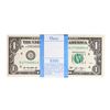 Image 1 : Pack of (100) Uncirculated Consecutive 2013 $1 Federal Reserve Notes Cleveland