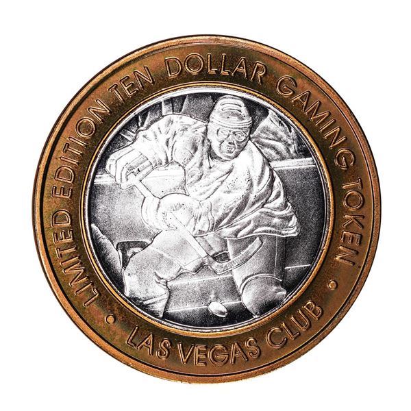 .999 Silver Las Vegas Club $10 Limited Edition Casino Gaming Token