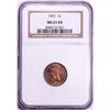 Image 1 : 1907 Indian Head Cent Coin NGC MS63RB