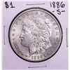 Image 1 : 1886-S $1 Morgan Silver Dollar Coin