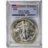 Image 1 : 1999 $1 American Silver Eagle Coin PCGS MS68 First Strike