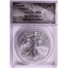 Image 1 : 2017-W $1 Burnished American Silver Eagle Coin ANACS SP69