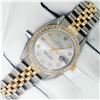 Image 3 : Rolex Men's Two Tone Silver Diamond Datejust Wristwatch