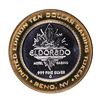 Image 2 : .999 Silver Eldorado Hotel and Casino Reno, NV $10 Casino Gaming Token Limited Edition