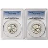 Image 1 : Lot of (2) 1962-D Washington Quarter Coins PCGS MS65