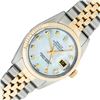 Image 2 : Rolex Men's Two Tone Mother Of Pearl VS Diamond Datejust Wristwatch With Rolex Box