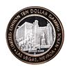 Image 1 : .999 Silver Las Vegas Club $10 Limited Edition Casino Gaming Token
