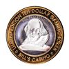 Image 1 : .999 Silver Bill's Casino Lake Tahoe, NV $10 Casino Limited Edition Gaming Token