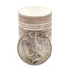 Image 1 : Roll of (20) Brilliant Uncirculated 1923 $1 Peace Silver Dollar Coins