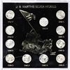 Image 1 : 1942-1945 US Wartime Silver Nickel Coin Set in Plastic