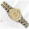Image 2 : Rolex Ladies Two Tone Champagne Diamond Datejust Wristwatch