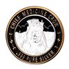 Image 1 : .999 Silver Chief Medicine Crow $10 Casino Limited Native American Series Gaming Token