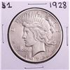 Image 1 : 1928 $1 Peace Silver Dollar Coin