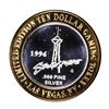 Image 2 : .999 Silver Stratosphere Las Vegas, Nevada $10 Casino Limited Edition Gaming Token