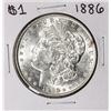 Image 1 : 1886 $1 Morgan Silver Dollar Coin