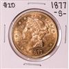 Image 1 : 1877-S $20 Liberty Head Double Eagle Gold Coin
