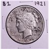 Image 1 : 1921 $1 Peace Silver Dollar Coin