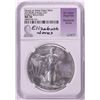 Image 1 : 2014-(W) $1 American Silver Eagle Coin NGC MS70 Jones Signature