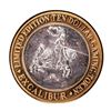 Image 1 : .999 Silver Excalibur Las Vegas, NV $10 Casino Limited Edition Gaming Token