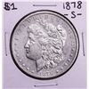 Image 1 : 1878-S $1 Morgan Silver Dollar Coin