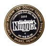Image 2 : .999 Silver Golden Nugget Las Vegas $10 Casino Limited Edition Gaming Token