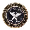 Image 1 : .999 Fine Silver Hard Rock Hotel & Casino Las Vegas $10 Limited Edition Gaming Token