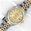 Image 2 : Rolex Ladies Two Tone Diamond Oyster Perpetual Datejust Wristwatch With Rolex Box