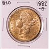 Image 1 : 1882-S $20 Liberty Head Double Eagle Gold Coin