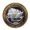 Image 1 : .999 Silver Flamingo Hilton Las Vegas, Nevada $10 Casino Limited Edition Gaming Token