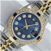 Image 1 : Rolex Ladies Two Tone Blue Diamond & Sapphire Datejust Wristwatch