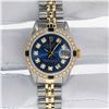 Image 3 : Rolex Ladies Two Tone Blue Diamond & Sapphire Datejust Wristwatch