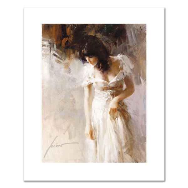 Pino (1939-2010)  White Rhapsody  Limited Edition Giclee On Canvas