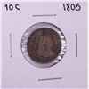 Image 1 : 1805 Draped Bust Dime Coin
