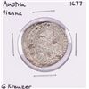 Image 1 : 1677 Austria Vienna 6 Kreuzer Silver Coin