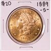 Image 1 : 1889-S $20 Liberty Head Double Eagle Gold Coin