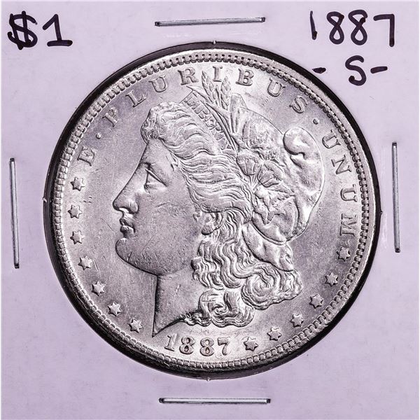 1887-S $1 Morgan Silver Dollar Coin
