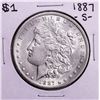 Image 1 : 1887-S $1 Morgan Silver Dollar Coin