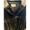Image 2 : Ladies Hooded 2 coloured Faux Fur Winter Car Coat Size 16